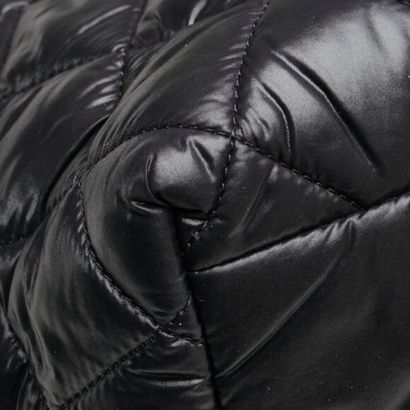 CHANEL Black Leather Logo Tote Bag - Picture 7 of 15